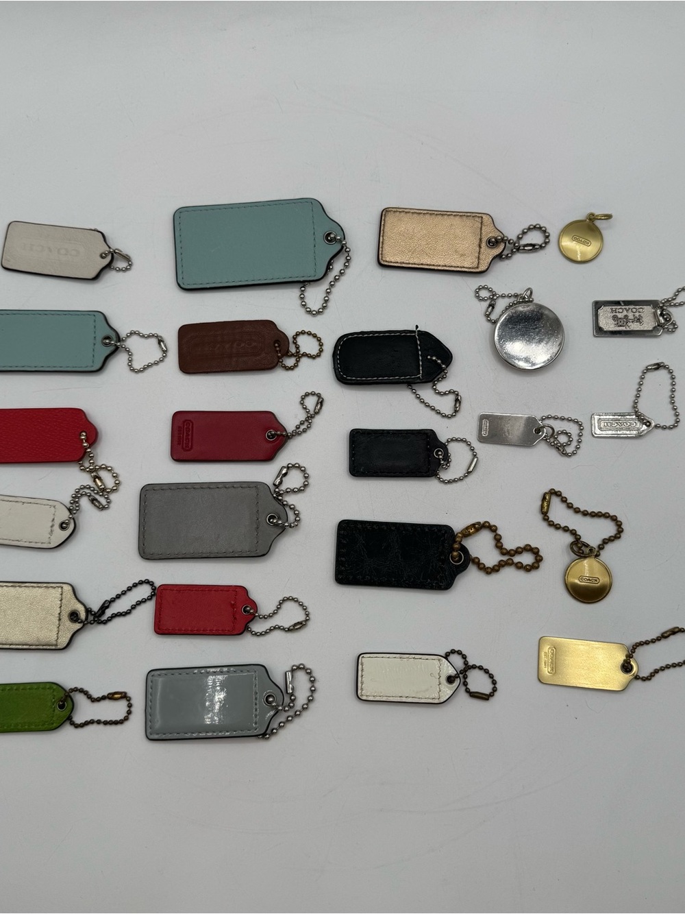 Coach Hang Tag Lot of 24 Leather & Metal - Picture 6 of 10